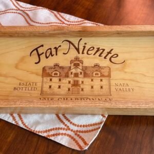 Far Niente hand-crafted Tray Silver Handles