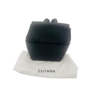 New Cuyana Black Leather Mini Backpack Convertible Bag Purse